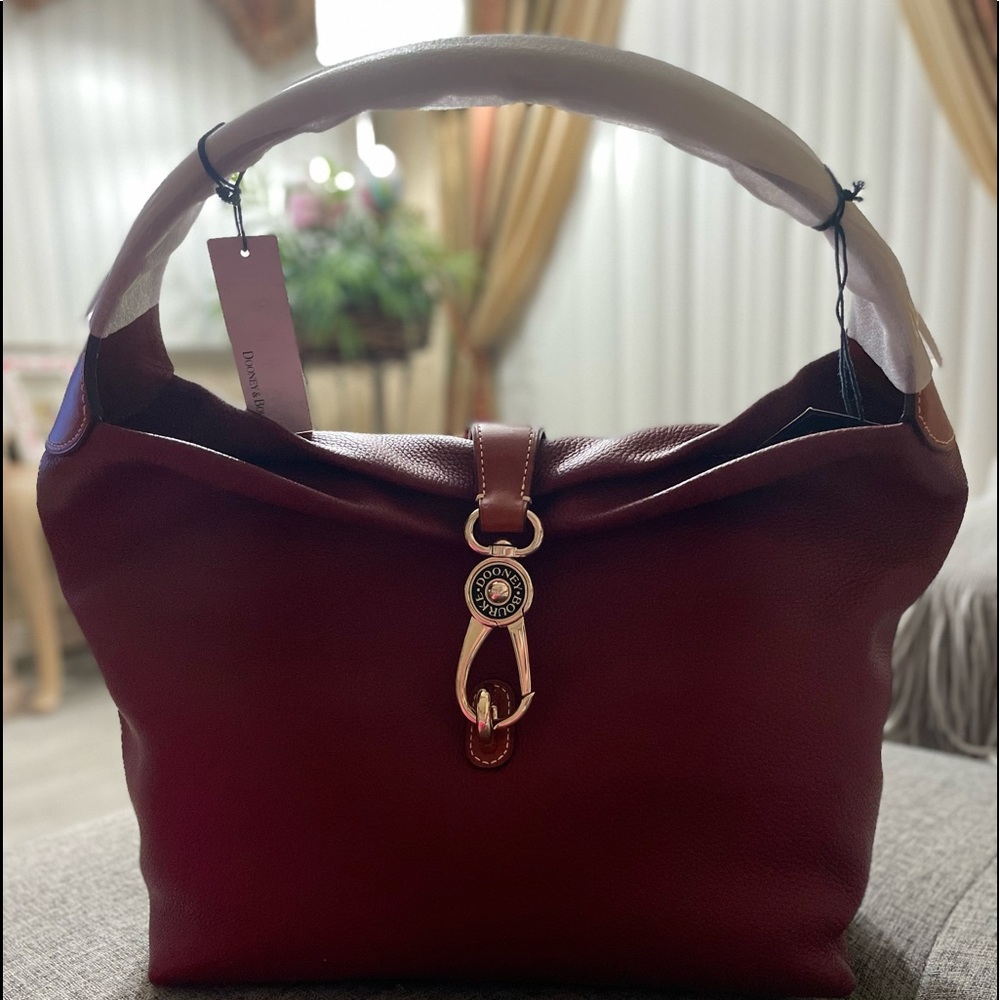 Dooney Bourke Logo Lock Shoulder Bag